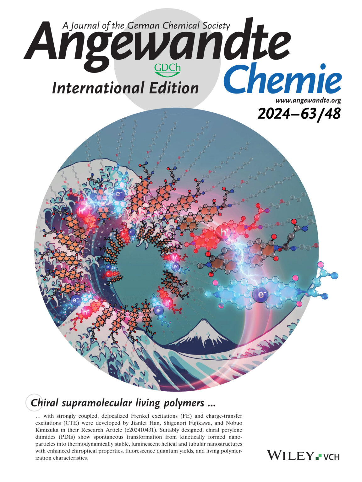 Angew Angew. Chem. Int. Ed論文がinside coverに取り上げられました。 | KIMIZUKA Lab.